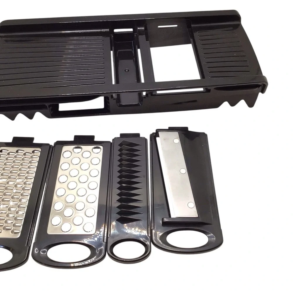 Simposh Mandolin Compact Multi Box 5 Blade Grater Slicer Shredder-Incomplete Set